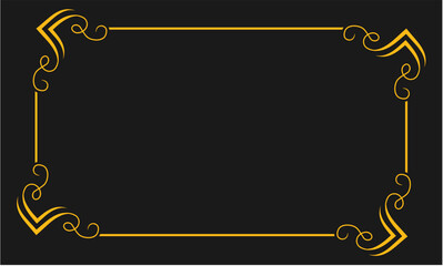 vintage frame border decoration