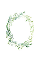 Floral wreath oval frame with pink and purple flowers and foliage. Perfect for wedding invitations, greeting cards, or feminine designs. Generative AI
