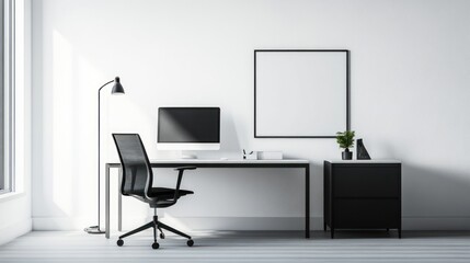Modern Minimalist Home Office