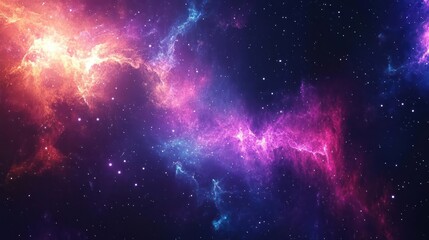 Fototapeta premium a colorful space filled with lots of stars