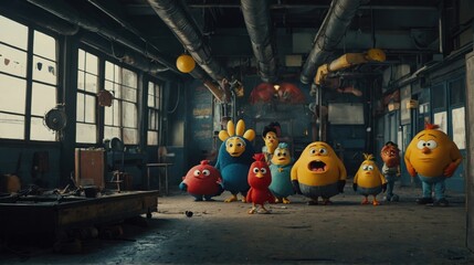 A dedicated character practices skills for a big event