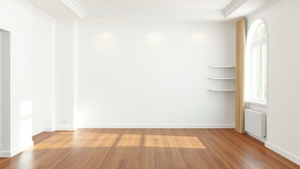 empty room with window