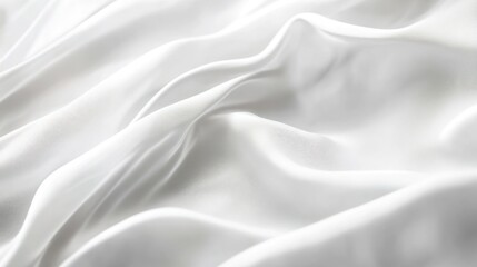 Obraz premium White Silk Fabric Texture