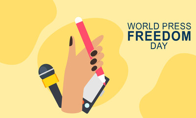 World press freedom day background