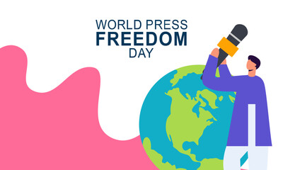 World press freedom day background