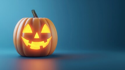 Jack o Lantern - autumn Halloween holiday concept background
