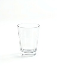 empty glass isolated on white