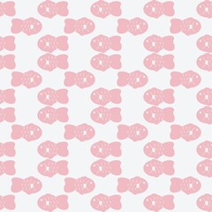 seamless pattern with pink fishs