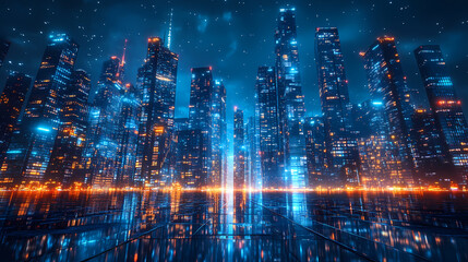 Fototapeta premium Abstract sci-fi style background image,Modern sci-fi science image