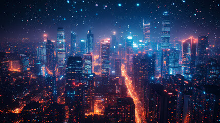 Fototapeta premium Abstract sci-fi style background image,Modern sci-fi science image