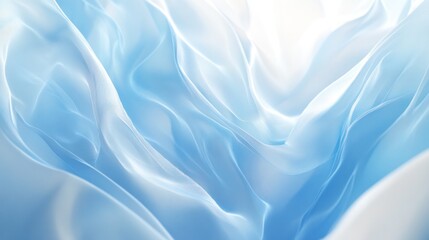 Obraz premium Abstract Blue Silk Fabric Background