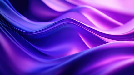 Obraz premium Abstract Purple and Blue Swirls