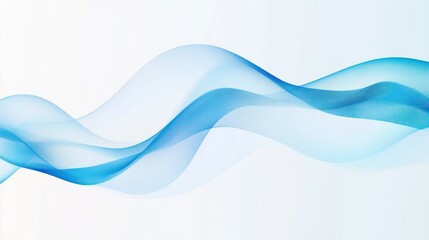 Abstract Blue Wave Design