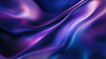 Obraz premium Abstract Purple and Blue Swirls