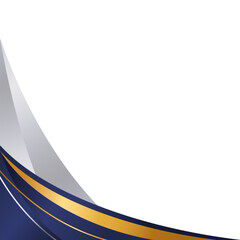 Modern Luxury Curve Border With Line Decoration