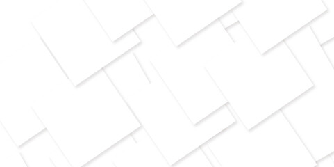 White and gray background. 3d shadow effects, modern design, Tech abstract background with geometric lines and business concept modern geometric shapes,