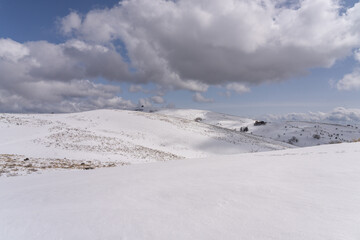 冬の霧ケ峰高原