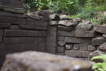 Putri temple archaeological site on Mount Penanggungan