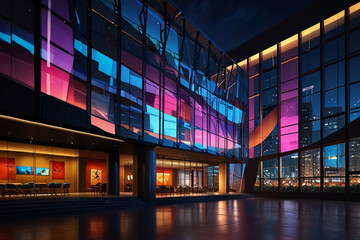 Dynamic Nightlife, A Modern Entertainment Venue with Innovative Architecture