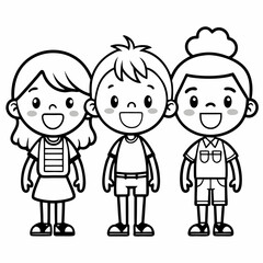 Charming Hand-Drawn Doodle Illustrations of Cute Kids in Black Ink"
Adorable Black-and-White Doodle Illustrations of Kids – Hand-Drawn Art"
Whimsical Hand-Drawn Doodles: Cute Kids in Classic Black ,