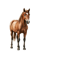 Obraz premium Aesthetic Horses Clipart Vector Illustration