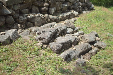 Shinta Temple archaeological site on Mount Penanggungan