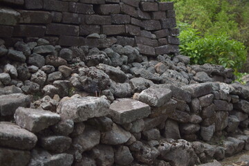 Shinta Temple archaeological site on Mount Penanggungan