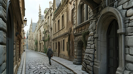 Obraz premium Exploring Historic European Architecture: A Journey Through Time