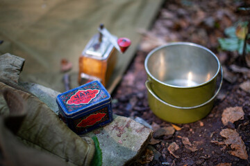 A tin of old Soviet tea.