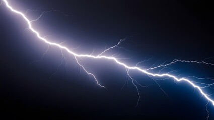 Lightning is a beautiful and scary line.