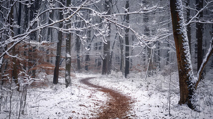 forest in winter