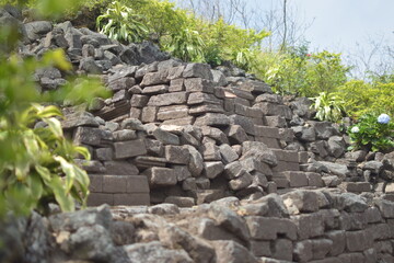 Shiva temple archaeological site on Mount Penanggungan