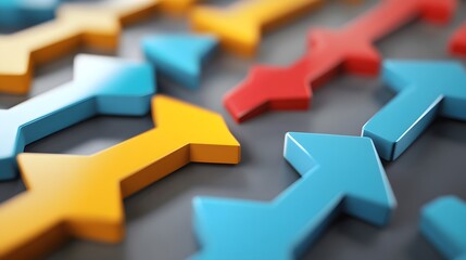 An abstract representation of choosing an optimal path among many, symbolizing strategic planning, risk management, and exploring new opportunities