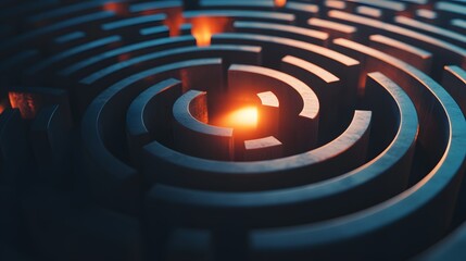 An abstract representation of choosing an optimal path among many, symbolizing strategic planning, risk management, and exploring new opportunities