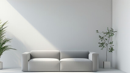Minimalist Modern White Space Background