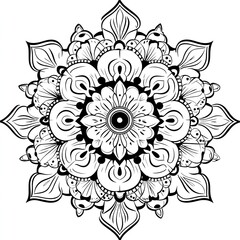 Mandala. Round Ornament Pattern