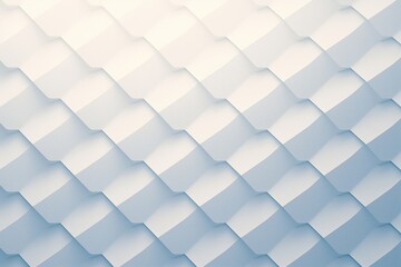 Fototapeta premium Textured wall composed of white geometric shapes creating a modern three-dimensional effect