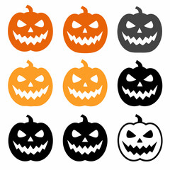 Halloween Pumpkin Emoji Vector Icons' Big Set of Halloween Pumpkin Emoji Icons' Download Halloween Pumpkin Emoji Vector Icons' High-Quality Halloween Pumpkin Emoji Vector Set' Spooky Halloween Pumpkin