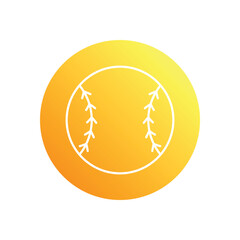 Baseball vector icon