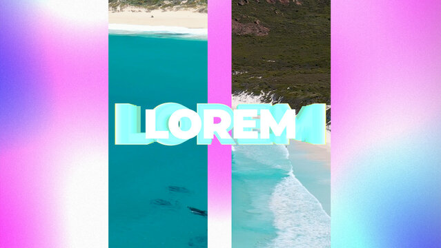 Elegant Circle Gradient Vertical Horizontal Slideshow 331