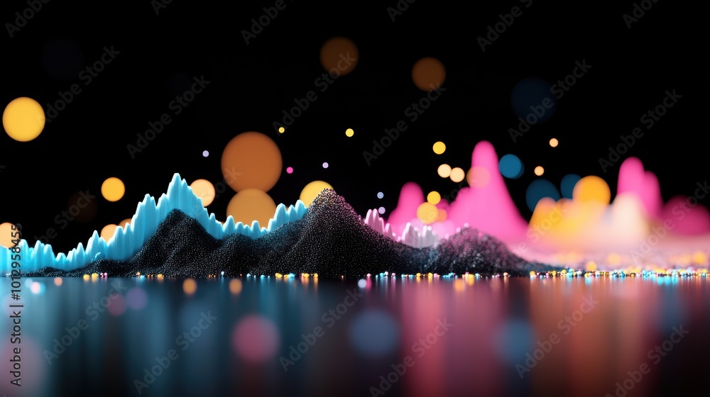 Poster a graph with a moving average line, highlighting trends and smoothing out data fluctuations.