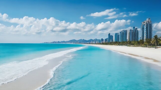 Beautiful beach sumber gelap island, south boreno, Indonesia