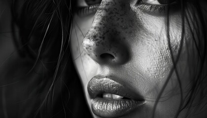 Fototapeta premium Black and white photography with dramatic contrasts, artistic and timeless, Urban, Cool tones, Photograph, Classic elegance