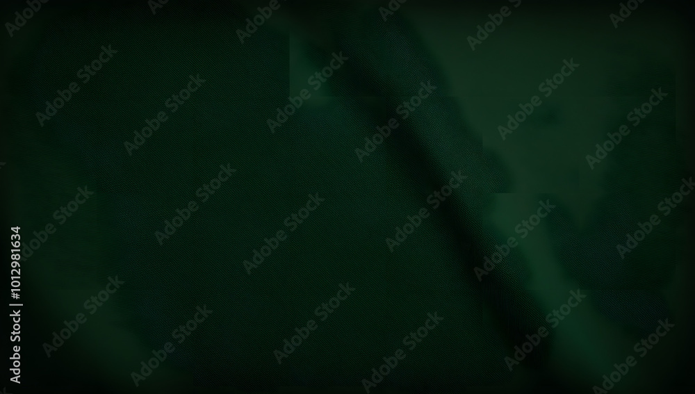 Poster solid dark green background with a smooth texture and gradient