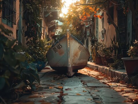 Solo travel with serene settings, peaceful and adventurous, Urban, Soft tones, Photograph, Personal discovery