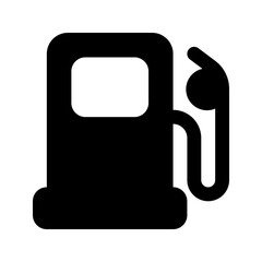 gas station glyph icon
