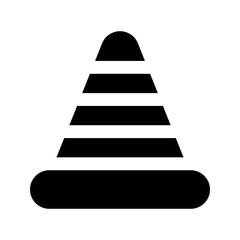 cone glyph icon