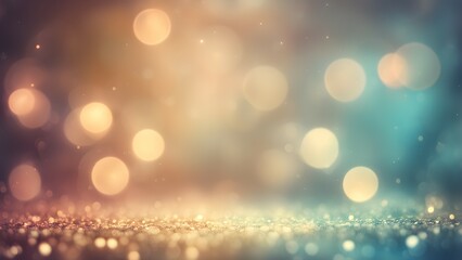 Fototapeta premium A soft-focus background with bokeh lights creating a dreamy atmosphere.