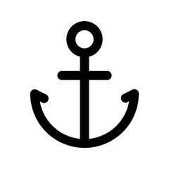 anchor glyph icon