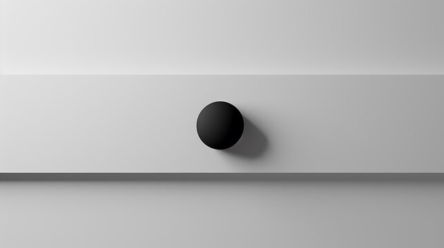 A minimal composition with a single black dot in the center of a light gray canvas, creating a sense of focus and simplicity. 8k UHD, suitable for high-quality printing or digital display. 